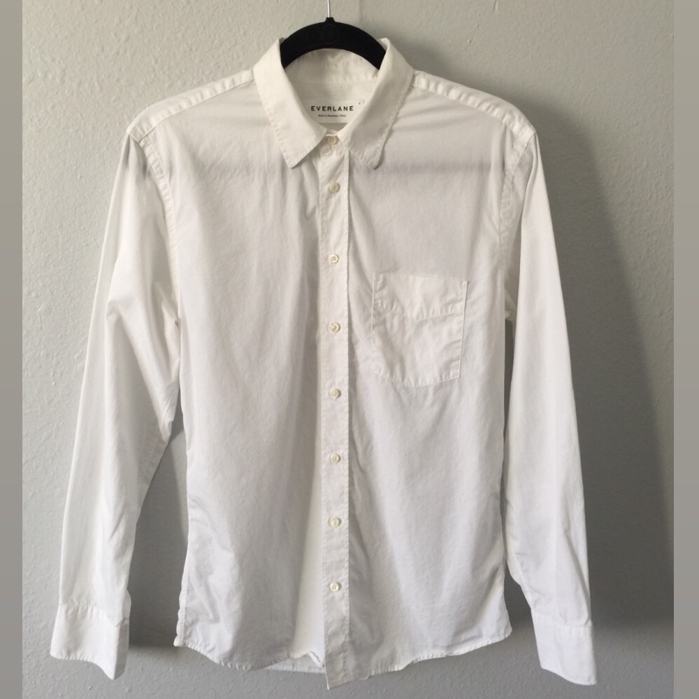 Everlane Men's Slim Fit Poplin Shirt